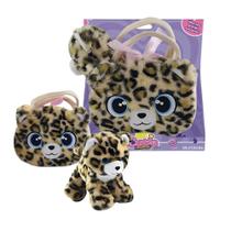 Bolsinha de Pelúcia Leopardo Deluxe Multikids - BR2224