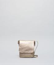 Bolsinha Duo Zip - Prata Velho