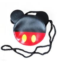 Bolsinha Minnie Mickey Infantil Bolsa De Ombro Transversal