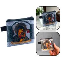 Bolsinha Porta Terço Nossa Senhora do Perpétuo Socorro