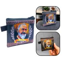 Bolsinha Porta Terço Padre Pio