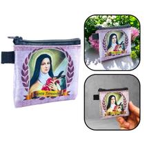 Bolsinha Porta Terço Santa Teresinha do Menino Jesus