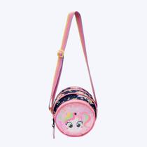 Bolsinha Unicórnio Encantado Puket 050403952 Azul Marinho