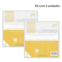 Bolso Adesivo para CD/DVD (kit com 2 pacotes de 5 un) Bolso Adesivo para CD/DVD (kit com 2 pacotes de 5 un)