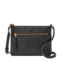 Bolso Cruzado de Cuero para Mujer Fossil Fiona Negro Bolso Cruzado de Cuero para Mujer Fossil Fiona Negro