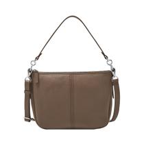 Bolso de cuero para mujer Fossil Jolie cruzado en color humo Bolso de cuero para mujer Fossil Jolie cruzado en color humo