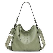 Bolso de Mano Montana West MWC-128AGN de Cuero Vegano Hobo 28x13x25 cm
