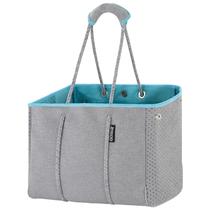 Bolso de Playa QOGiR Neopreno Multipropósito Gris Plateado Grande Bolso de Playa QOGiR Neopreno Multipropósito Gris Plateado Grande