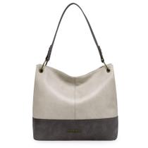 Bolso Montana West MWC-047GY Grande de Cuero Vegano Estilo Hobo