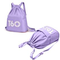 Bolso T60 Lilás Dobrável Unissex Impermeável Treino Corrida Bolso T60 Lilás Dobrável Unissex Impermeável Treino Corrida
