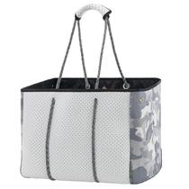 Bolso Tote de Playa QOGiR Neopreno CAMUFLAJE Extra Grande para Mujeres