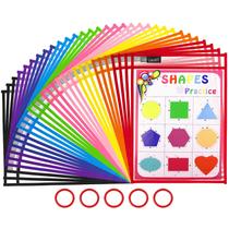 Bolsos apagáveis a seco, pacote Gamenote, 30 com anéis de 10 x 14 polegadas (25 x 35 cm)