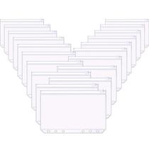 Bolsos Binder Yaomiao A6, tamanho 6 furos, 60 pacotes, impermeáveis