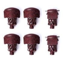 Bolsos de mesa de bilhar e sinuca GSE Games, conjunto de 6 em couro PU