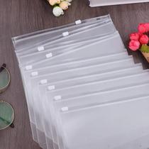 Bolsos Para Fichário A6, 10 Peças, Pastas Transparentes Com Zíper, Pvc À Prova D'água Para Fichário