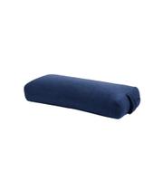 Bolster de ioga Manduka Enlight retangular à meia-noite Bolster de ioga Manduka Enlight retangular à meia-noite