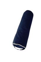 Bolster Yoga Almofada Cilíndrica Tecido Hidrorrepelente Azul 70x23cm Bolster Yoga Almofada Cilíndrica Tecido Hidrorrepelente Azul 70x23cm