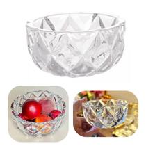 Bolw 270ml Para Petiscos, Pote Para Sobremesa Servir em Cristal Diamond 11cm Lyor Mesa Posta Bolw 270ml Para Petiscos, Pote Para Sobremesa Servir em Cristal Diamond 11cm Lyor Mesa Posta