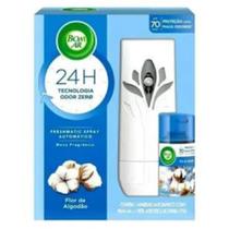 Bom Ar Automático + Refil Grátis Flor De Algodão + Pilha Aa