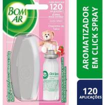 Bom Ar Click Spray Cheirinho de Talco Completo (aparelho + refil)