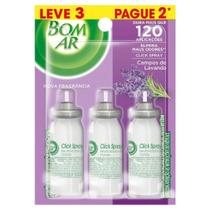 Bom Ar Click Spray Refil Lavanda 12ml Leve 3 Pague 2 Bom Ar Click Spray Refil Lavanda 12ml Leve 3 Pague 2