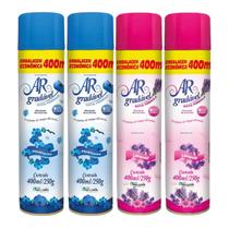 Bom Ar Gradavel Odorizador 2 Aquamarine 2 Talco Baby 400ml