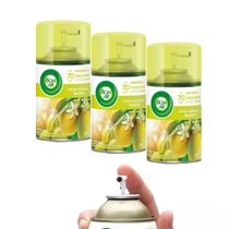 Bom Ar Perfume Limão Siciliano e Baunilha 250ml Kit 3