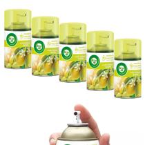 Bom Ar Perfume Limão Siciliano e Baunilha 250ml Kit 5