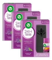 Bom Ar Spray Automático Campos De Lavanda Kit 3 - Reckitt Benckiser