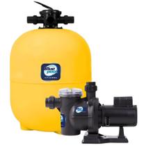 Bomba 1/3CV Mono IP21 com Filtro 20.000 Litros 1/3CV sem Areia para Piscina BLUEPOOL Bomba 1/3CV Mono IP21 com Filtro 20.000 Litros 1/3CV sem Areia para Piscina BLUEPOOL