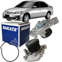Bomba Água Motor Civic 1.7 16v Gasolina 2001 a 2006 Nakata