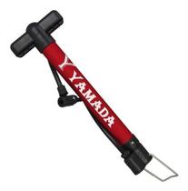Bomba Ar Bicicleta Alumínio Vermelha Yamada 30cm Com Conexão Bomba Ar Bicicleta Alumínio Vermelha Yamada 30cm Com Conexão