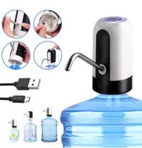 Bomba Automática Para Garrafão Bebedouro Branco Recarregável Usb - WATER DISPENSER