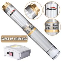 Bomba Caneta Submersa Elétrica 0,3HP 2,5" 11E 2,3A 220v Com Caixa Comando Para Água Suja e Limpa