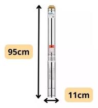 Bomba Caneta Submersa Poço Lepono 3qjd 2/10 1/2cv 63 Metros 220v