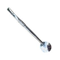Bomba Chimarrão inox Bojo rosca mil Furos Bortonaggio 21 cm Bomba Chimarrão inox Bojo rosca mil Furos Bortonaggio 21 cm
