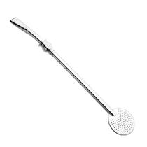 Bomba Chimarrão Mate 23cm Aço Inox Com Anel Cuia Biqueira - 701 Taumer