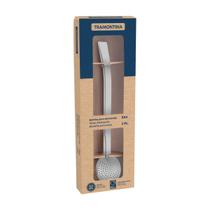 Bomba Chimarrão Tramontina Ilex Aço Inox sem Rosca 19cm Bomba Chimarrão Tramontina Ilex Aço Inox sem Rosca 19cm