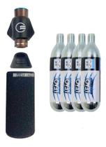 Bomba Co2 Elleven Encher Pneus Bike Ciclismo 4 Cilindros