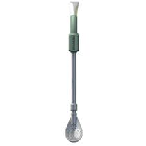 Bomba Colher Stanley Matte Black Verde para Chimarrão e Tereré Alta Performance