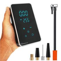 Bomba Compressor Digital Touch Para Encher e Calibar Pneu Cabo Veicular 3 Metros MXB008