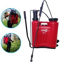 Bomba Costal Pulverizador Pulverização Veneno Agricola Manual 20 Litros