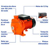 Bomba DÁgua Centrífuga BC500 Bivolt Intech Potente e Segura Bomba DÁgua Centrífuga BC500 Bivolt Intech Potente e Segura