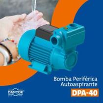 Bomba Dancor Auto Aspirante Dpa-40 - 1/2cv - Bivolt Cor Azul Fase Elétrica Bifásica 110v/220v