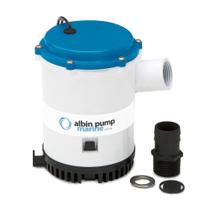 Bomba de água Albin Pump 01-03-011 Heavy Duty 1750 GPH 12V