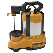 Bomba de água DEWALT 1/3 HP Bomba de depósito submersível Cabo de 10 pés