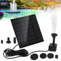 Bomba de Água Solar 1.2W Mini - Para Jardim, Piscina e Banho - Uso Interno e Externo