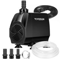 Bomba de água submersível VIVOSUN 4000 L/h 100W 13,1 pés de elevação de cabeça Bomba de água submersível VIVOSUN 4000 L/h 100W 13,1 pés de elevação de cabeça