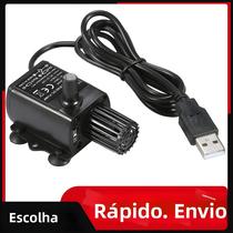 Bomba De Água Ultra Silenciosa Sem Escovas Com Filtro Mini DC5V Submersível À Prova d'Água Para