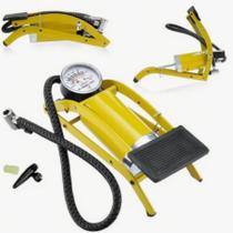 Bomba De Ar Com Pedal e Manômetro